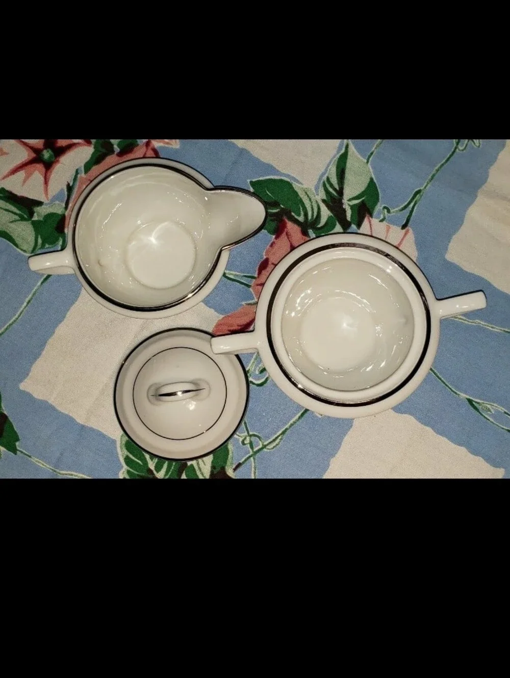 Vintage Royal Jackson Fine China Cream & Sugar Set 